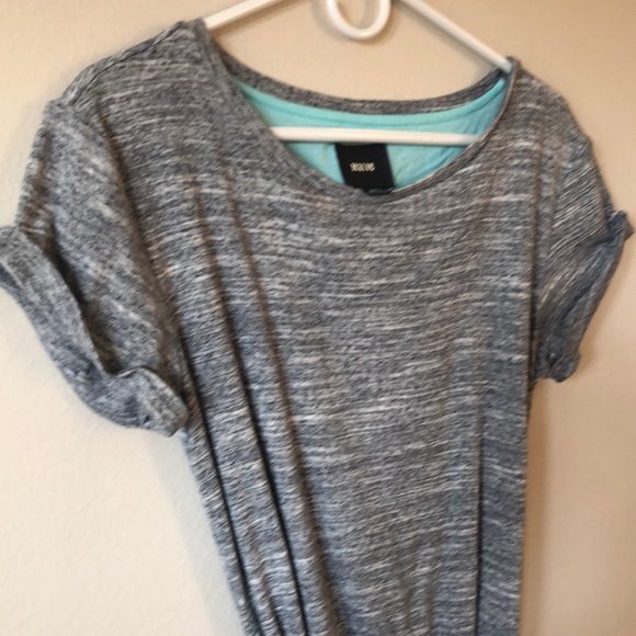 Anthropologie Maeve cotton wrap dress in gray - Picture 8 of 8